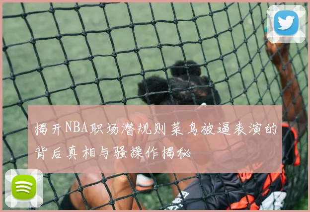 揭开NBA职场潜规则菜鸟被逼表演的背后真相与骚操作揭秘